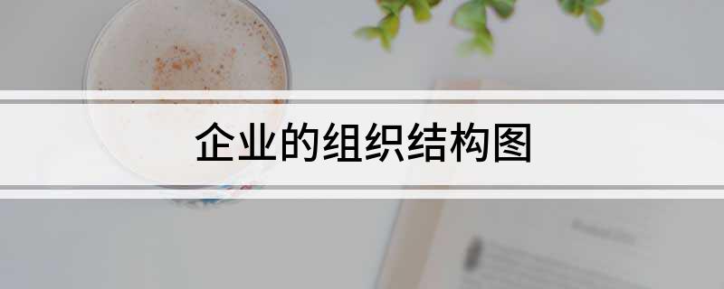 企业的开云体育 开云官网组织结构图(图1)