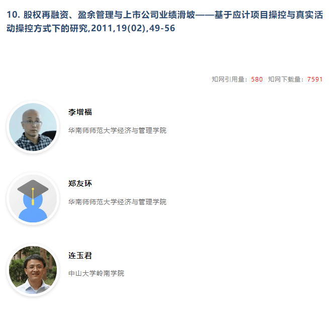 《中国管理科学》高影响力论文一览开云 开云体育官网(图10)